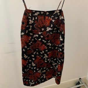 Zara Dragon Print Mini Dress